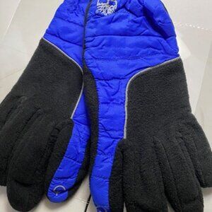 NWOT Timberland Midweight Commuter Men's Blue/Black Touchscreen Gloves: Large